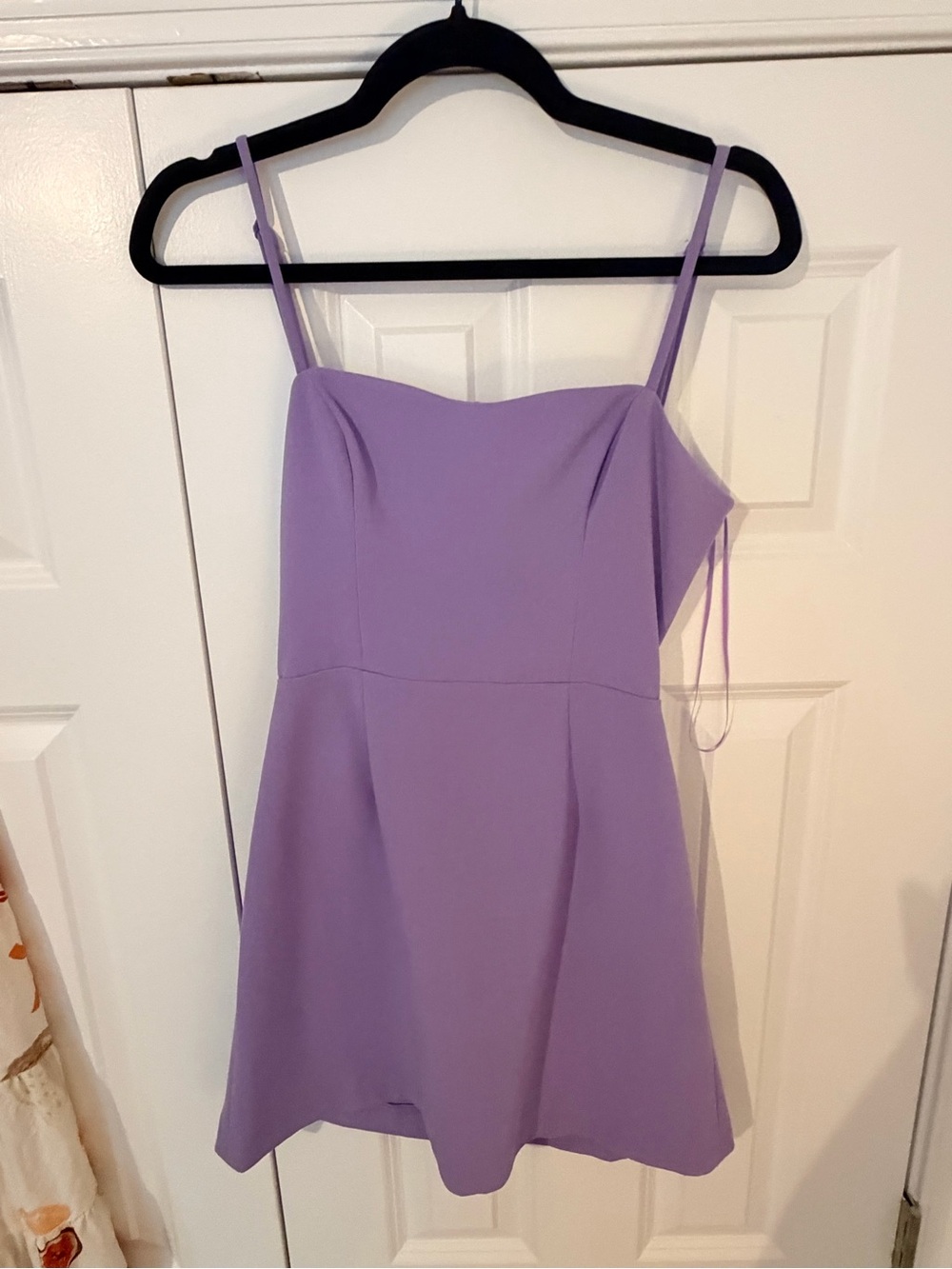 French Connection Lilac Spaghetti-Strap Mini Dress
